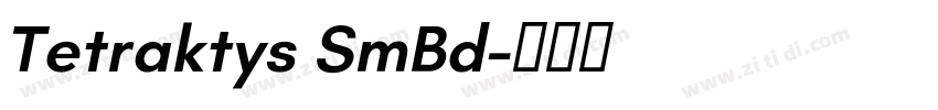 Tetraktys SmBd字体转换